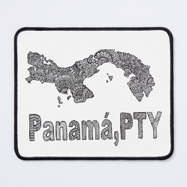 Item preview, Panama Map Zentangle designed and sold by DesignPMG.