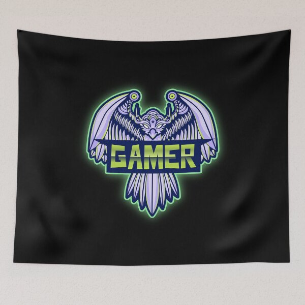Item preview, Gamer with Customizable Immortal Bird designed and sold by PRIVARSHU.