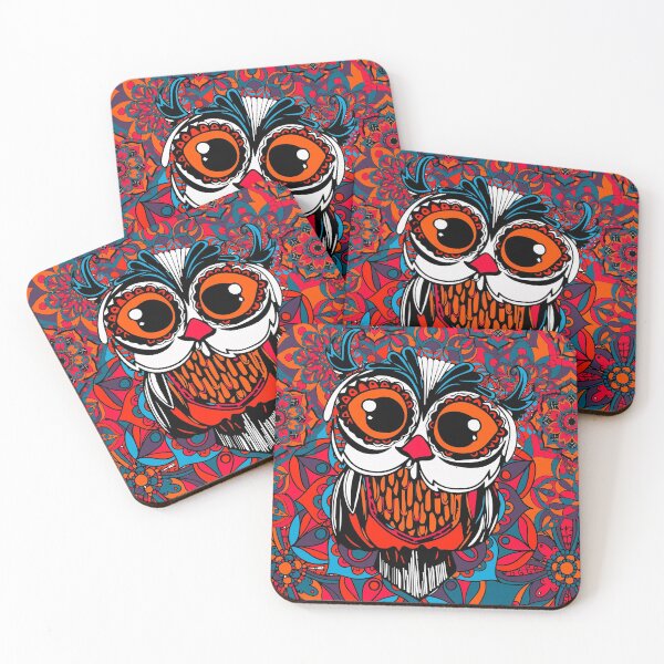Item preview, Stunning OWL MANDALA designed and sold by Nora Gad.