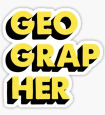Geographer Sticker