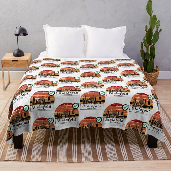 Item preview, Germany Bielefeld Skyline silhouette vintage designed and sold by WhereIsTravis.