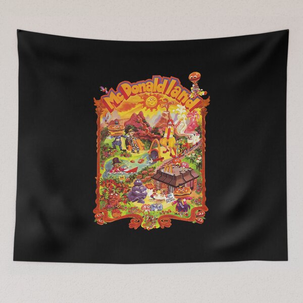 Item preview, McDonaldland Vintage Cast Map Poster designed and sold by Fstehhu6120.