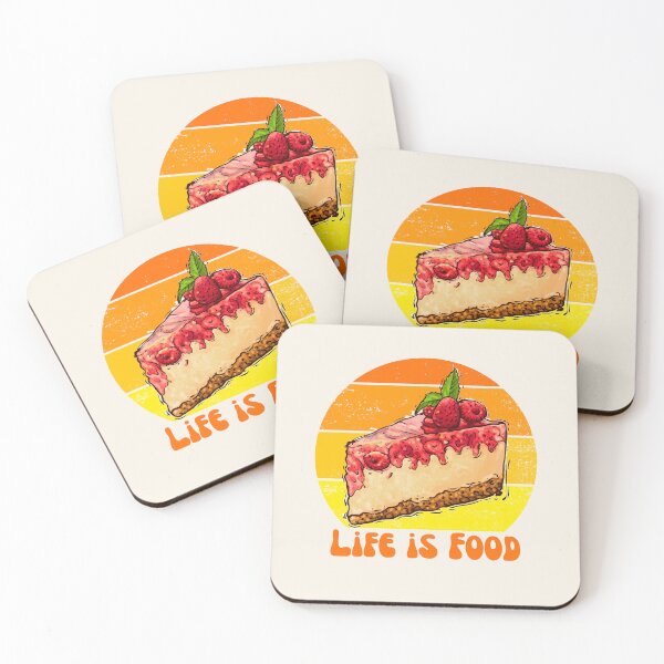 Item preview, Life Is Food | Strawberry Cheesecake designed and sold by SpeakLifeHQ.
