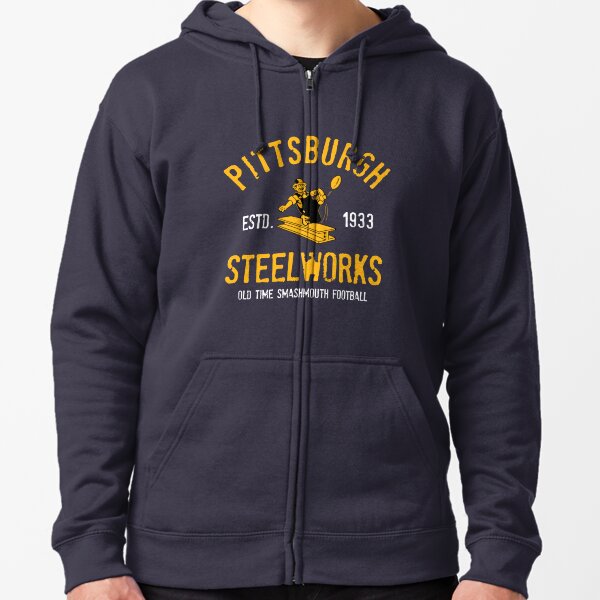 Upcycled Vintage Steelers Flame Sweatshirt