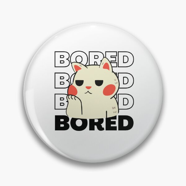 Item preview, Bored Cute Cat Design  designed and sold by Paper Hearteu.