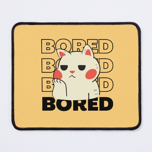 Item preview, Bored Cute Cat Design designed and sold by Paper Hearteu.