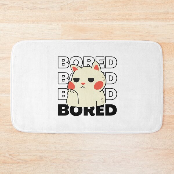 Item preview, Bored Cute Cat Design  designed and sold by Paper Hearteu.