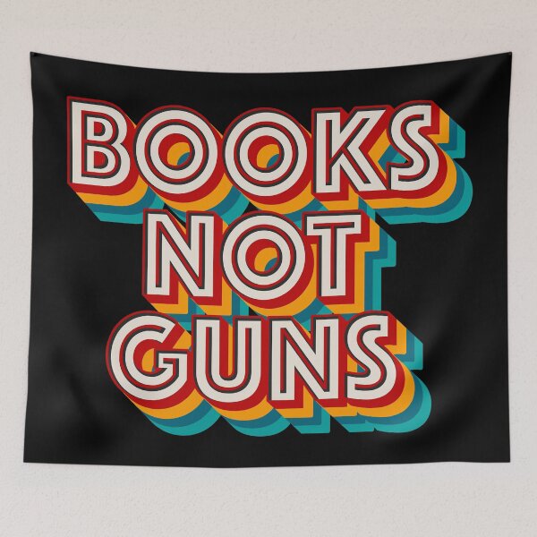 Item preview, Books Not Guns designed and sold by Texterns.