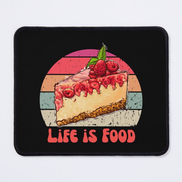 Item preview, Life Is Food | Strawberry Cheesecake designed and sold by SpeakLifeHQ.