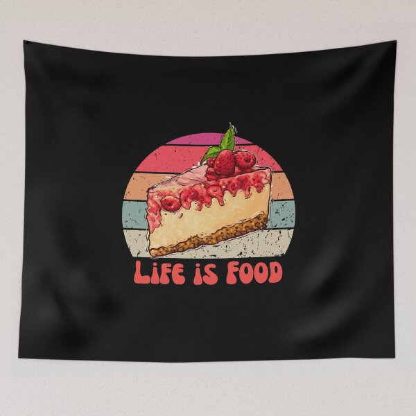 Item preview, Life Is Food | Strawberry Cheesecake designed and sold by SpeakLifeHQ.