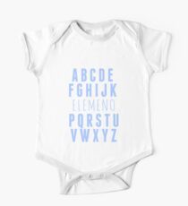 ABC Elemeno P Alphabet One Piece - Short Sleeve