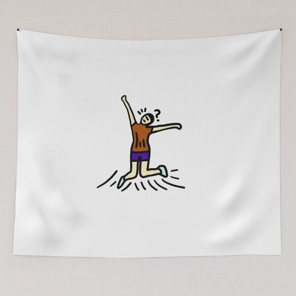 Item preview, a person who jumps designed and sold by crazyhome.