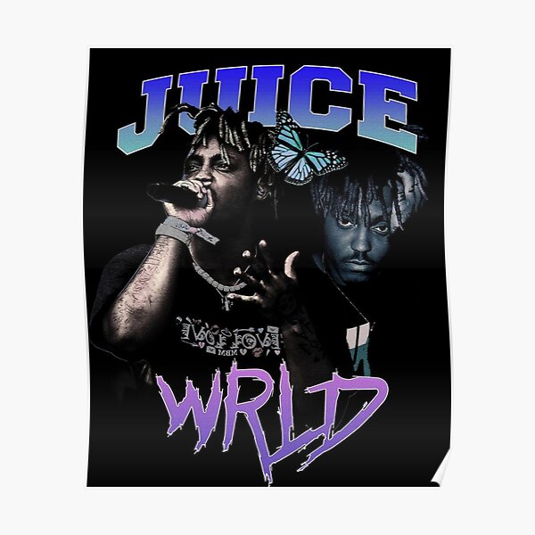 Juice Wrld Poster For Sale By Qualityclo Redbubble 