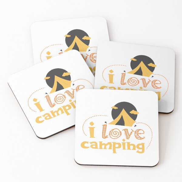 Item preview, I Love Camping designed and sold by Unaiza Khalid.