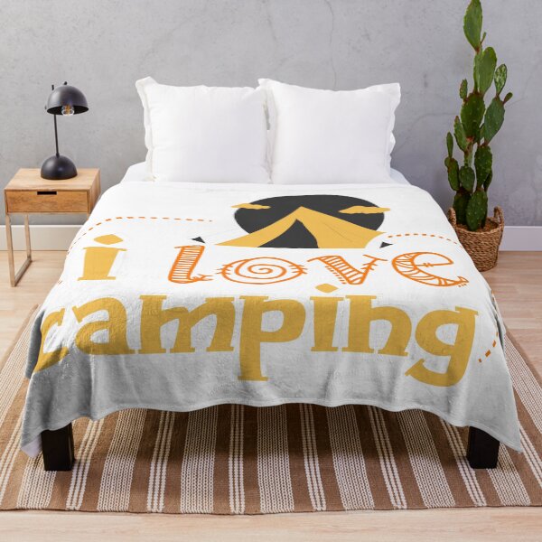 Item preview, I Love Camping designed and sold by Unaiza Khalid.