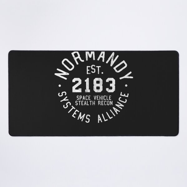 Item preview, Ssv normandy athletic shirt mass effect athletic style white print designed and sold by BrianRevord.