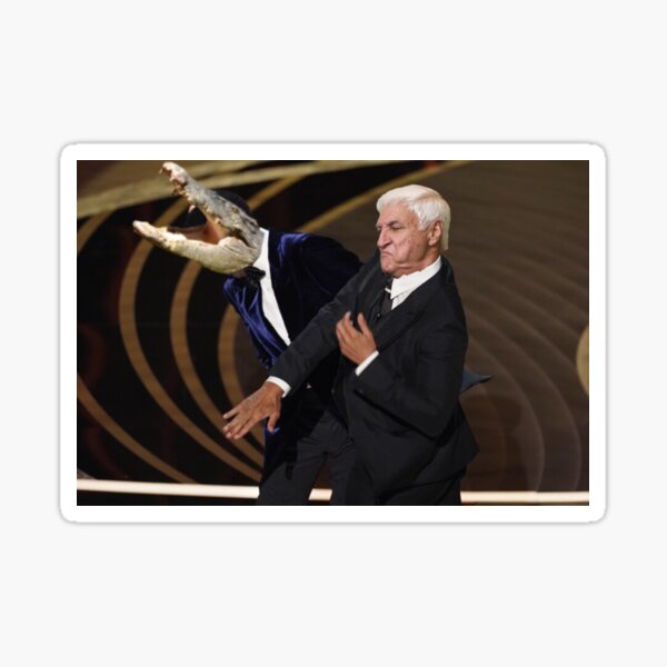 Item preview, Bob Katter slapping a crocodile designed and sold by KattersCrocFarm.