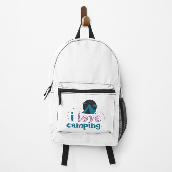 Item preview, I Love Camping Purple designed and sold by Unaiza Khalid.