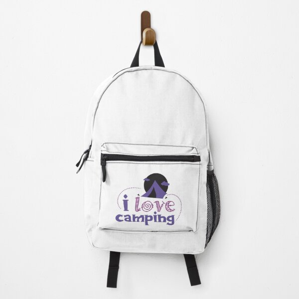 Item preview, I Love Camping - Purple designed and sold by Unaiza Khalid.