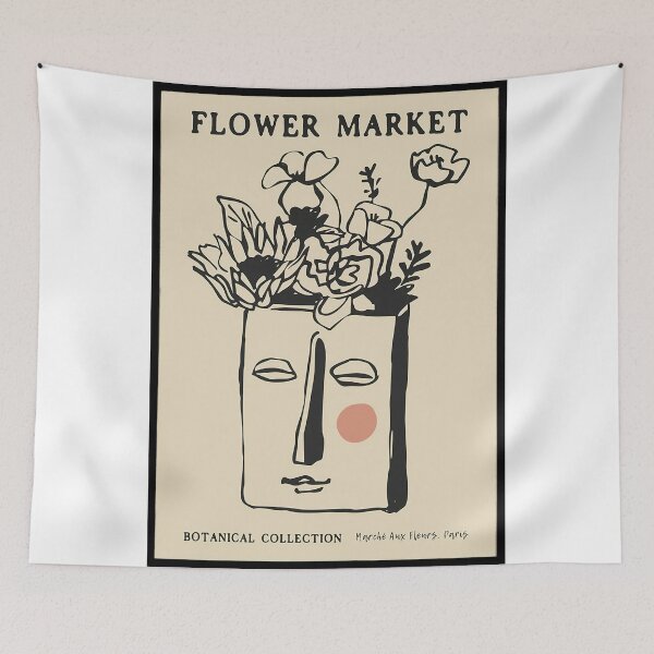 Item preview, Botanical Collection Flower Market Poster designed and sold by geraliobened.