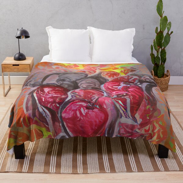 Item preview, Hearts Aflame Creepy Abstract Art designed and sold by CreepyKaleidopi.