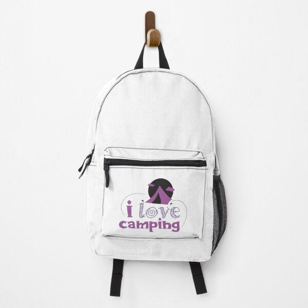 Item preview, I Love Camping - Metallic Purple designed and sold by Unaiza Khalid.