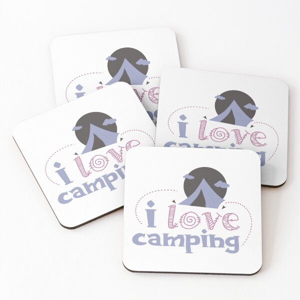 Item preview, Copy of I Love Camping - Blue designed and sold by Unaiza Khalid.