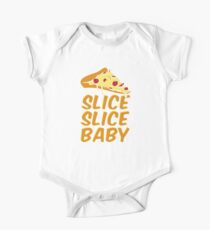 Body de manga corta para bebé Pizza Slice Slice Baby