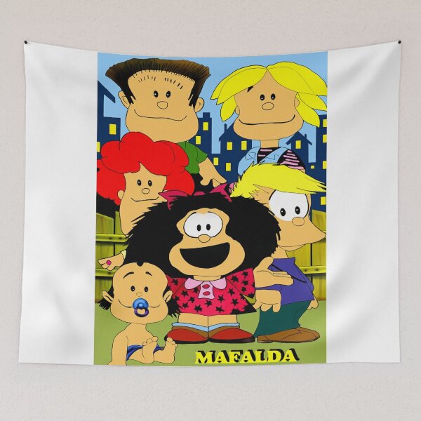Item preview, Mafalda Family Aesthetic Poster designed and sold by geraliobened.