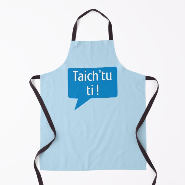Item preview, Belgian expression which means "Shut up" in a blue comic bubble designed and sold by PausePapote.