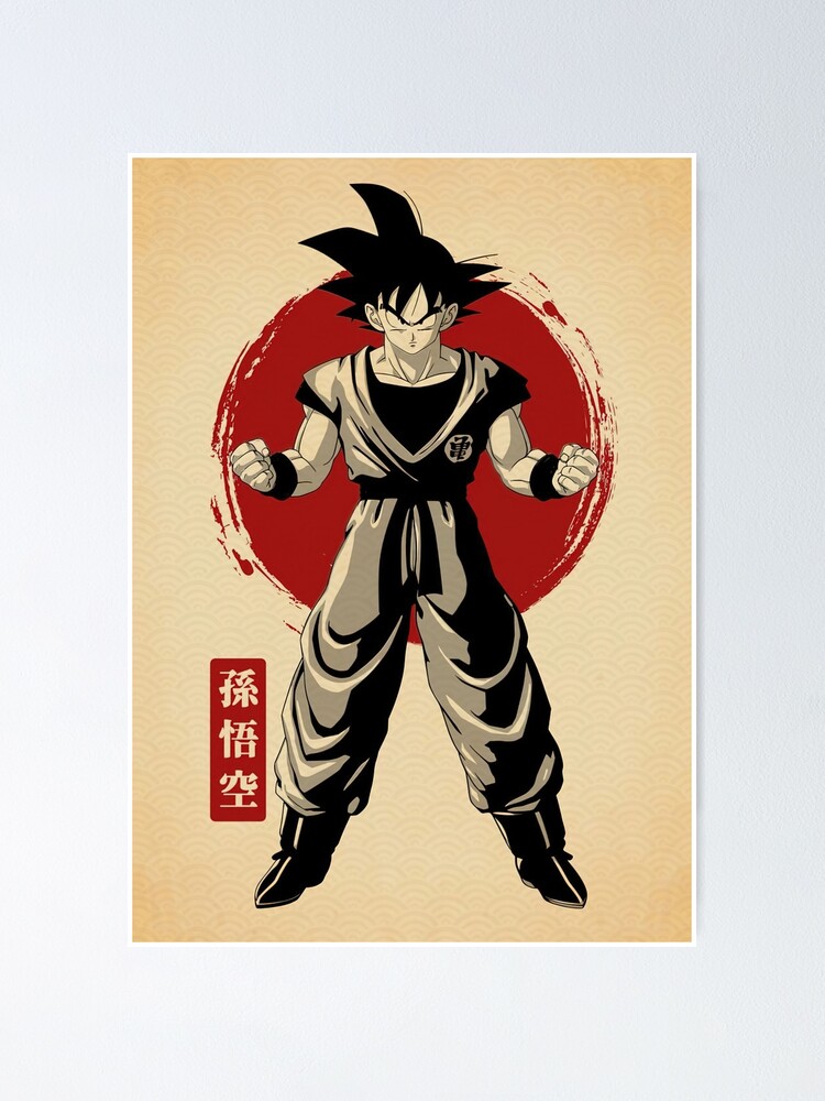 Dragon Ball Z Goku Anime Poster