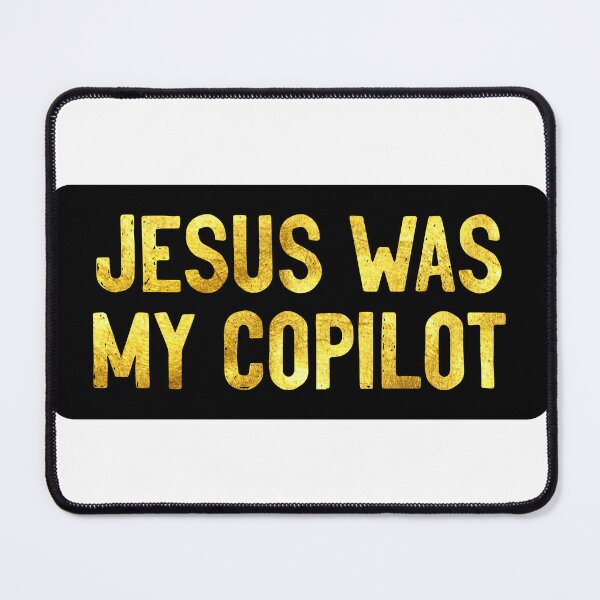 Item preview, Jesus Was My Copilot Funny Helmet designed and sold by Sour Soul.