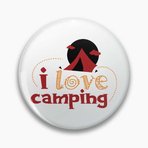 Item preview, I Love Camping - Red designed and sold by Unaiza Khalid.