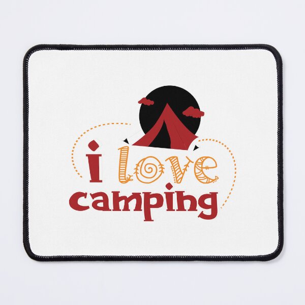 Item preview, I Love Camping - Red designed and sold by Unaiza Khalid.