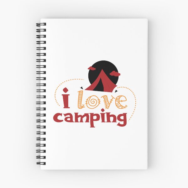Item preview, I Love Camping - Red designed and sold by Unaiza Khalid.