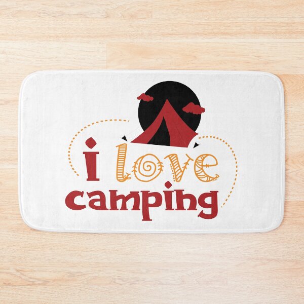 Item preview, I Love Camping - Red designed and sold by Unaiza Khalid.