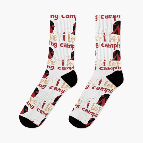 Item preview, I Love Camping - Red designed and sold by Unaiza Khalid.