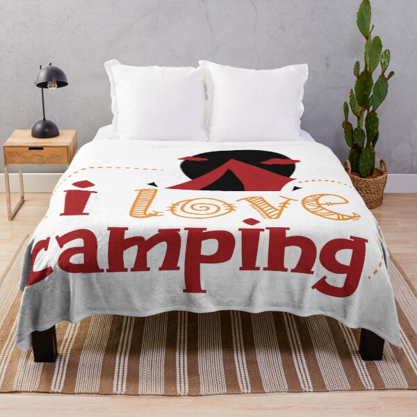 Item preview, I Love Camping - Red designed and sold by Unaiza Khalid.