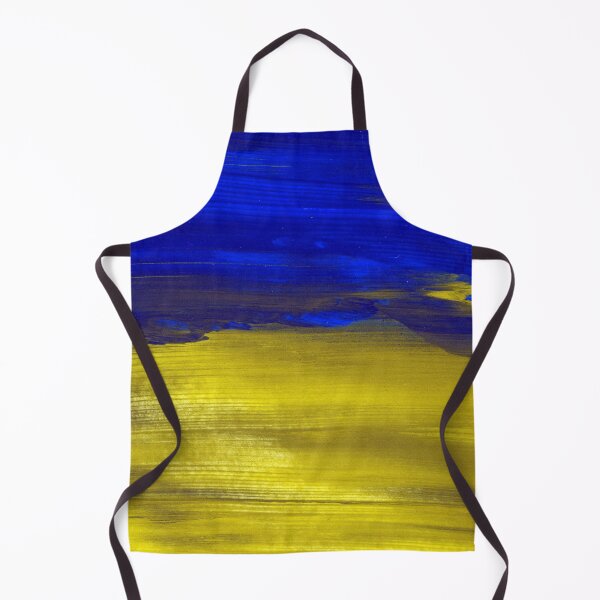 Item preview, Yellow Navy Abstract Paint Art designed and sold by Tshirtstory.