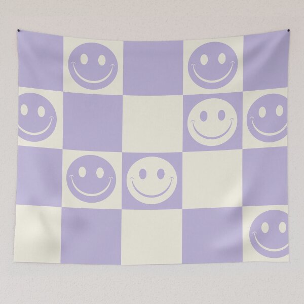 Item preview, Lilac Smiley Check Vintage designed and sold by MaiZephyr.