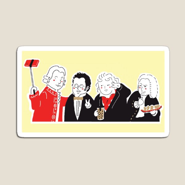 Item preview, Mozart Schubert Beethoven Bach  designed and sold by vivalarevolucio.