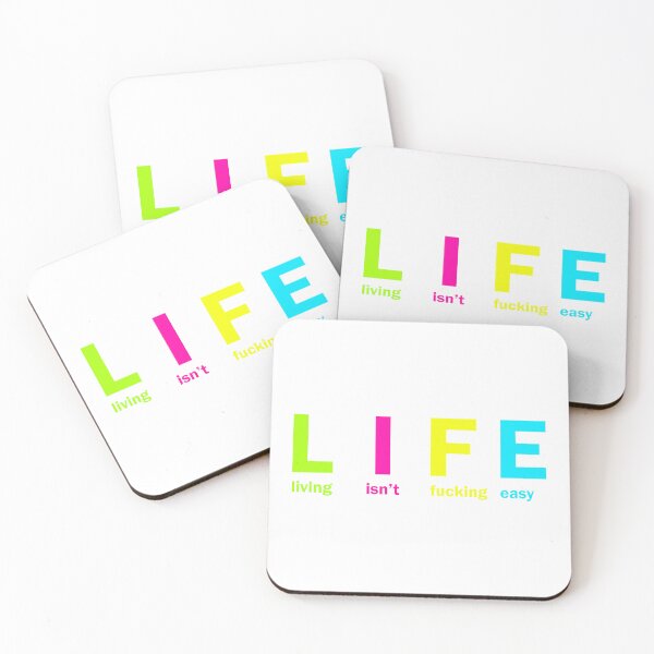 Item preview, Life , living, isn't, fucking, easy (ฺฺW) Collor Full designed and sold by Vaccine159.