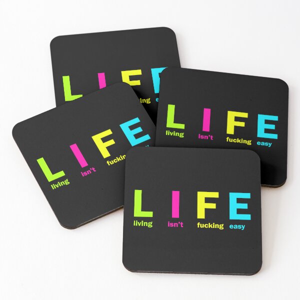 Item preview, Life , living, isn't, fucking, easy (ฺฺB) Collor Full designed and sold by Vaccine159.