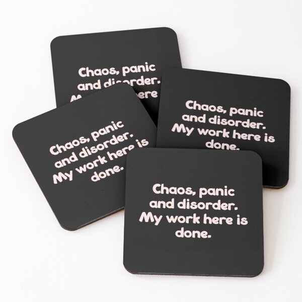 Item preview, Chaos panic and disorder, Funny Cool Best color art designed and sold by artdragongift 15.