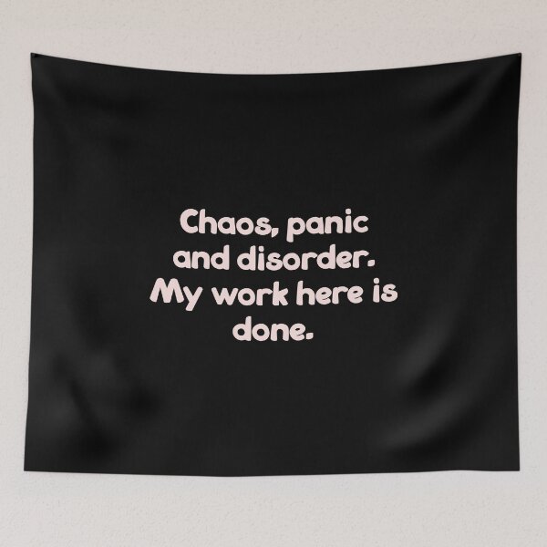 Item preview, Chaos panic and disorder, Funny Cool Best color art designed and sold by artdragongift 15.