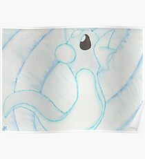 Dratini watercolor Poster