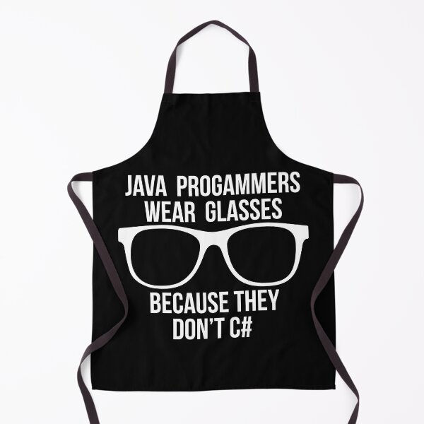 Item preview, Java programmers wear glasses because they don't c# funny code designed and sold by JuxNdx.