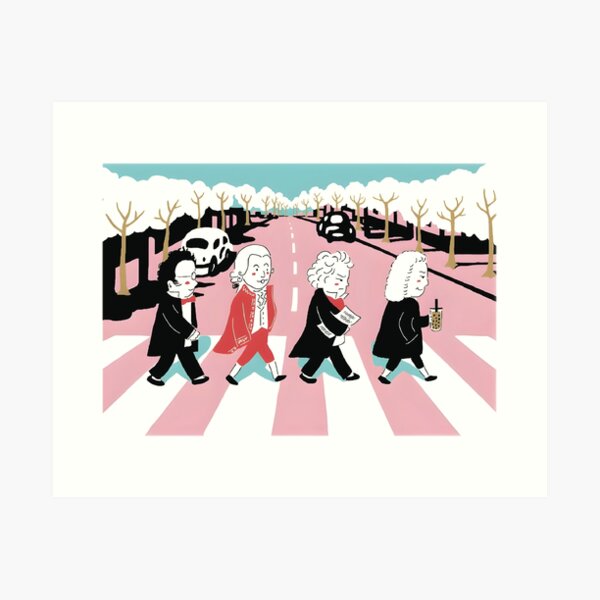 Item preview, Mozart Schubert Beethoven Bach  designed and sold by vivalarevolucio.