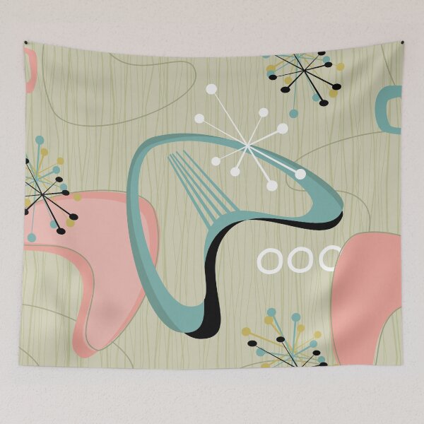 Item preview, Retro Eames-Era Atomic Inspired 2 designed and sold by Makanahele.