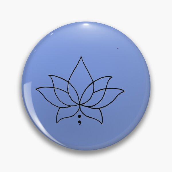 Item preview, Lotus Flowe Semi Colon  designed and sold by EvelyneHeuer.